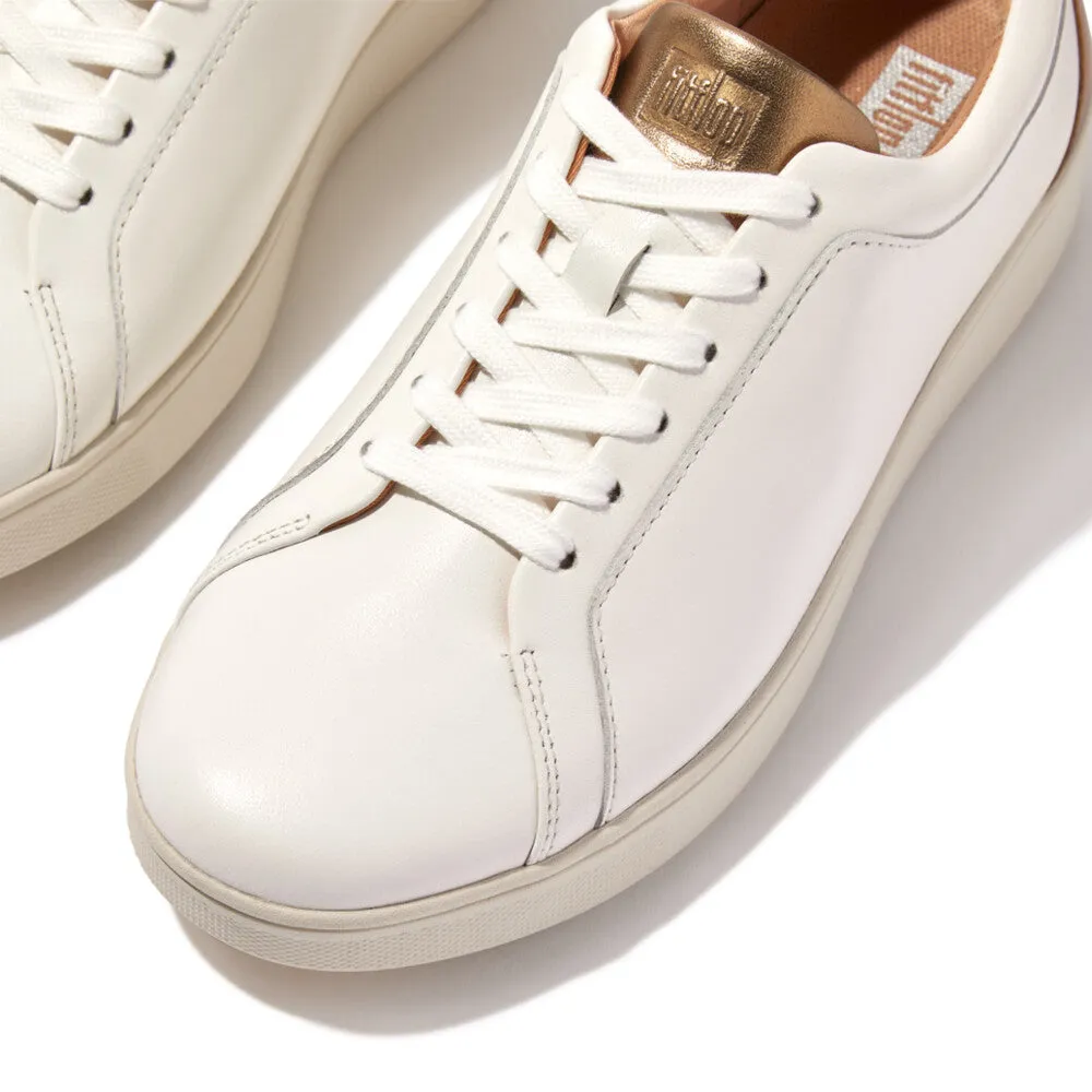 รองเท้าผ้าใบ ผู้หญิง รุ่น RALLY METALLIC-BACKTAB LEATHER TRAINERS