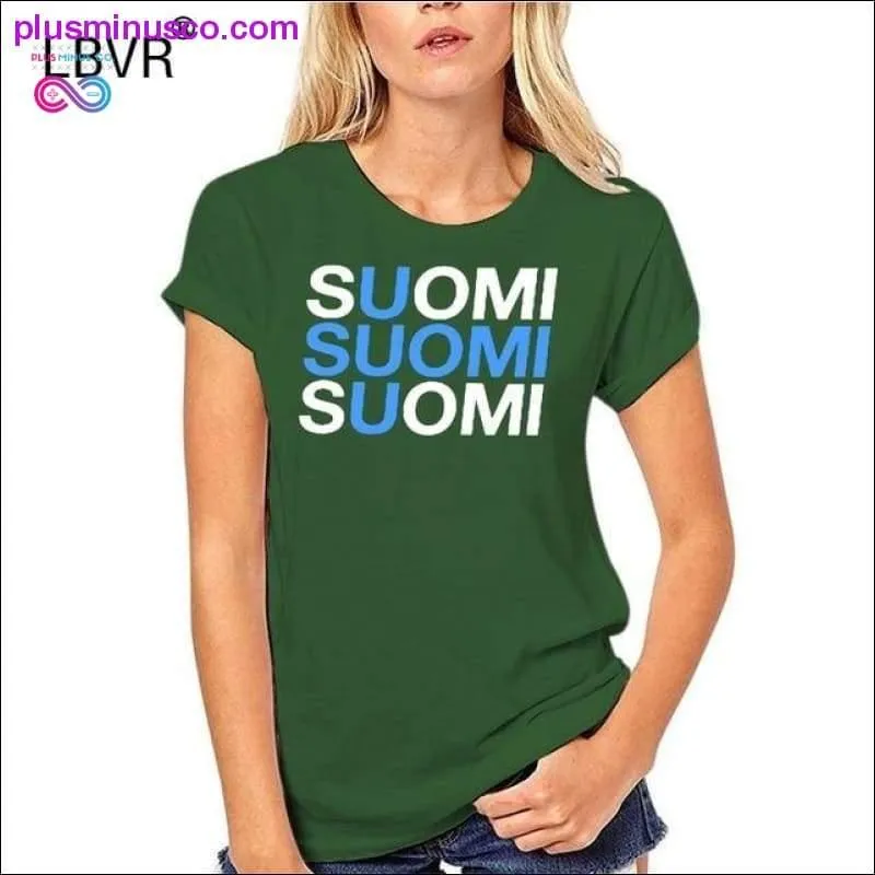 100% Cotton O-neck Custom Printed Men T shirt FINLAND Women