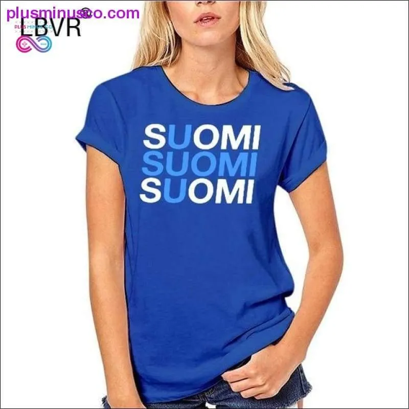 100% Cotton O-neck Custom Printed Men T shirt FINLAND Women