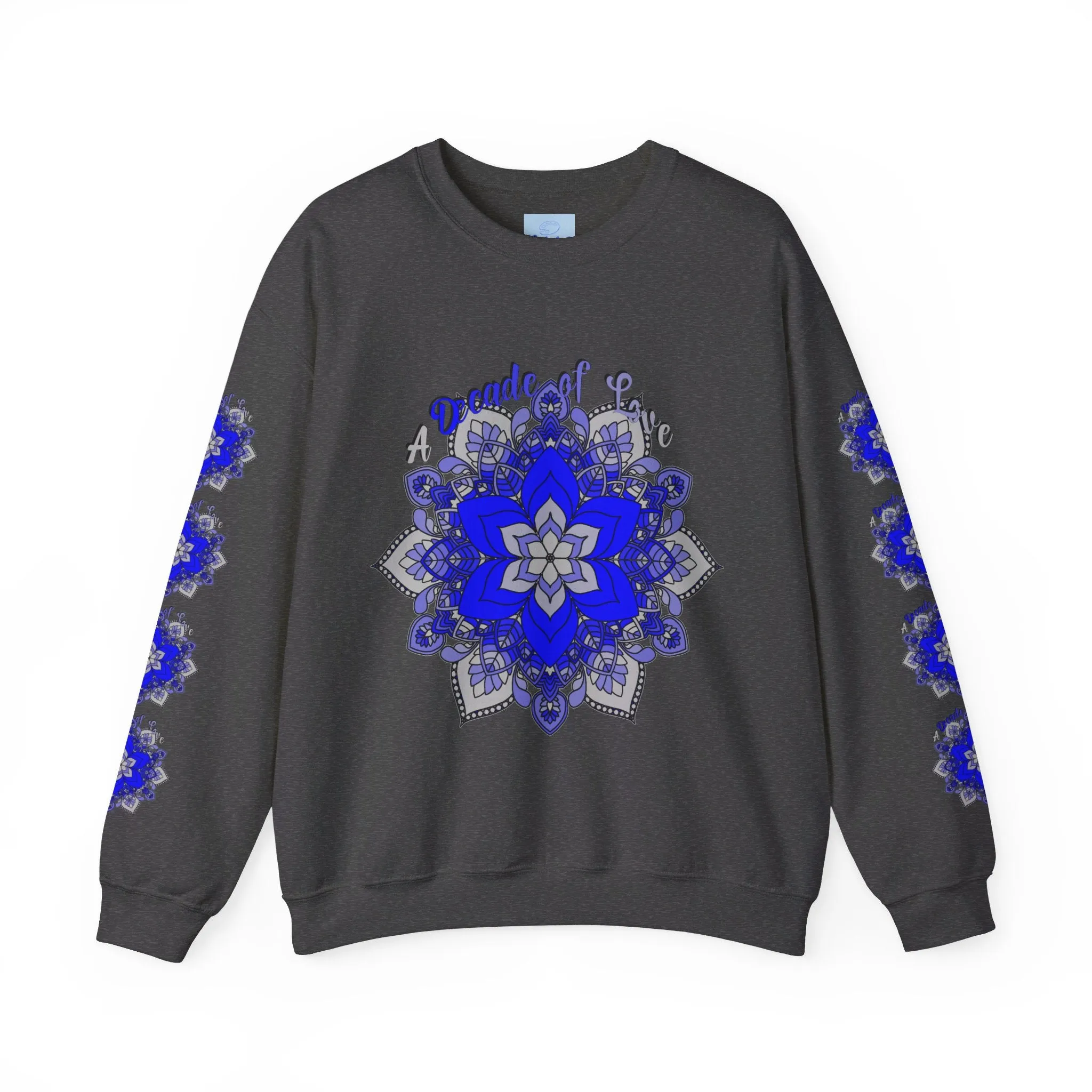 10th Anniversary Mandala Design Unisex Sweatshirt