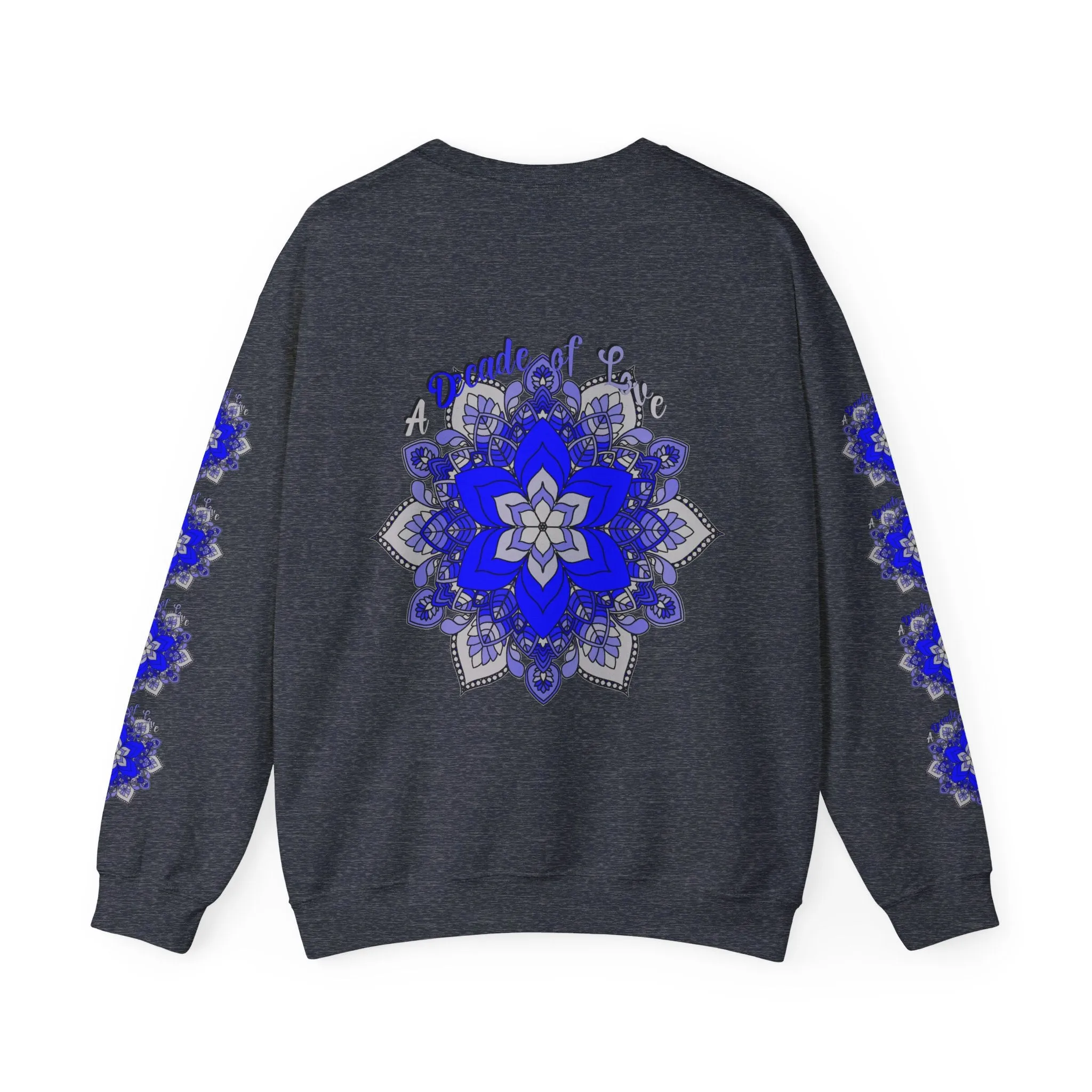 10th Anniversary Mandala Design Unisex Sweatshirt