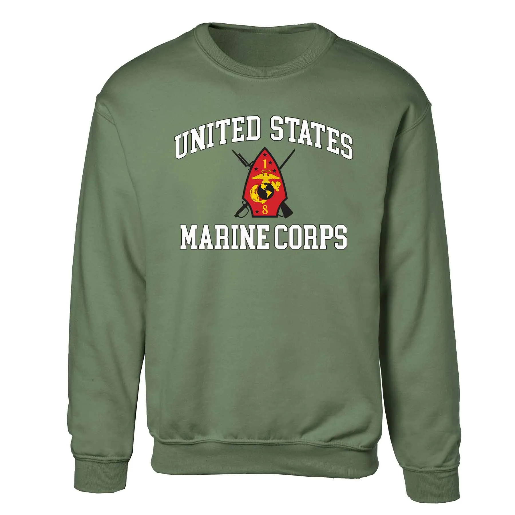 1st Battalion 8th Marines USMC Sweatshirt