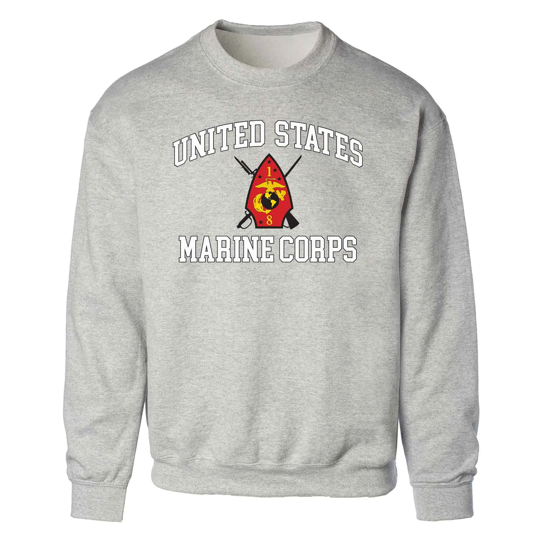 1st Battalion 8th Marines USMC Sweatshirt