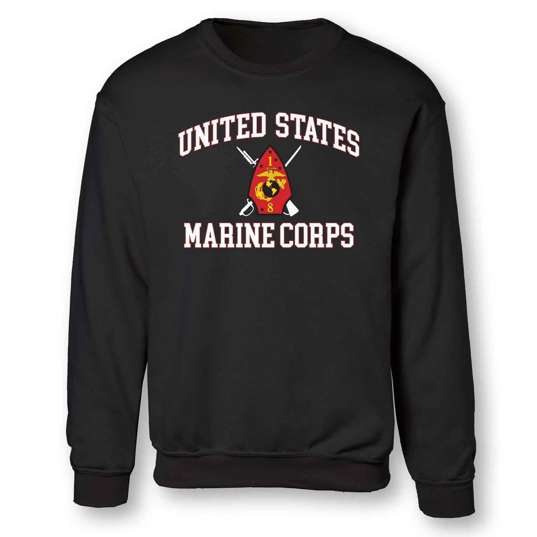 1st Battalion 8th Marines USMC Sweatshirt