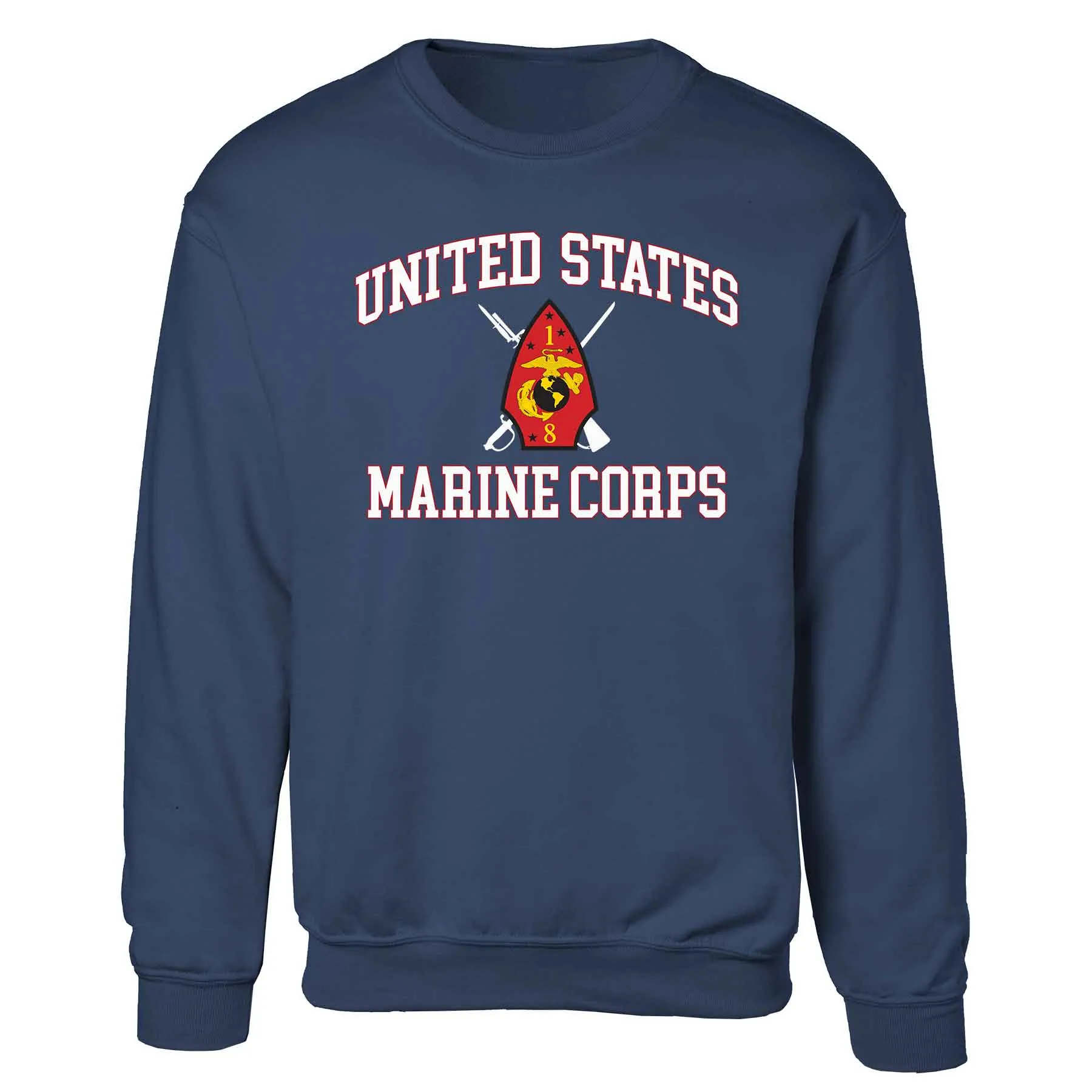 1st Battalion 8th Marines USMC Sweatshirt