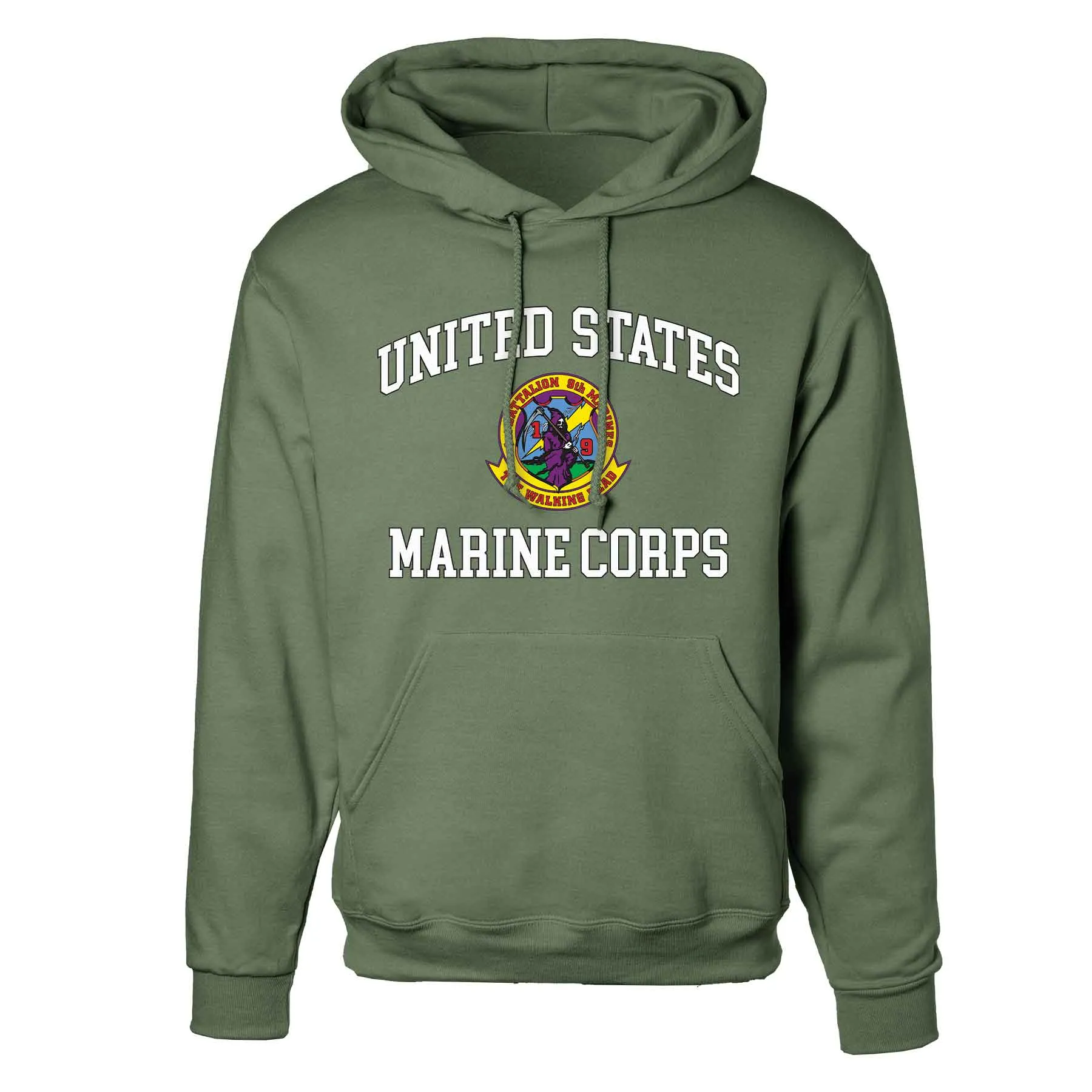 1st Battalion 9th Marines USMC Hoodie