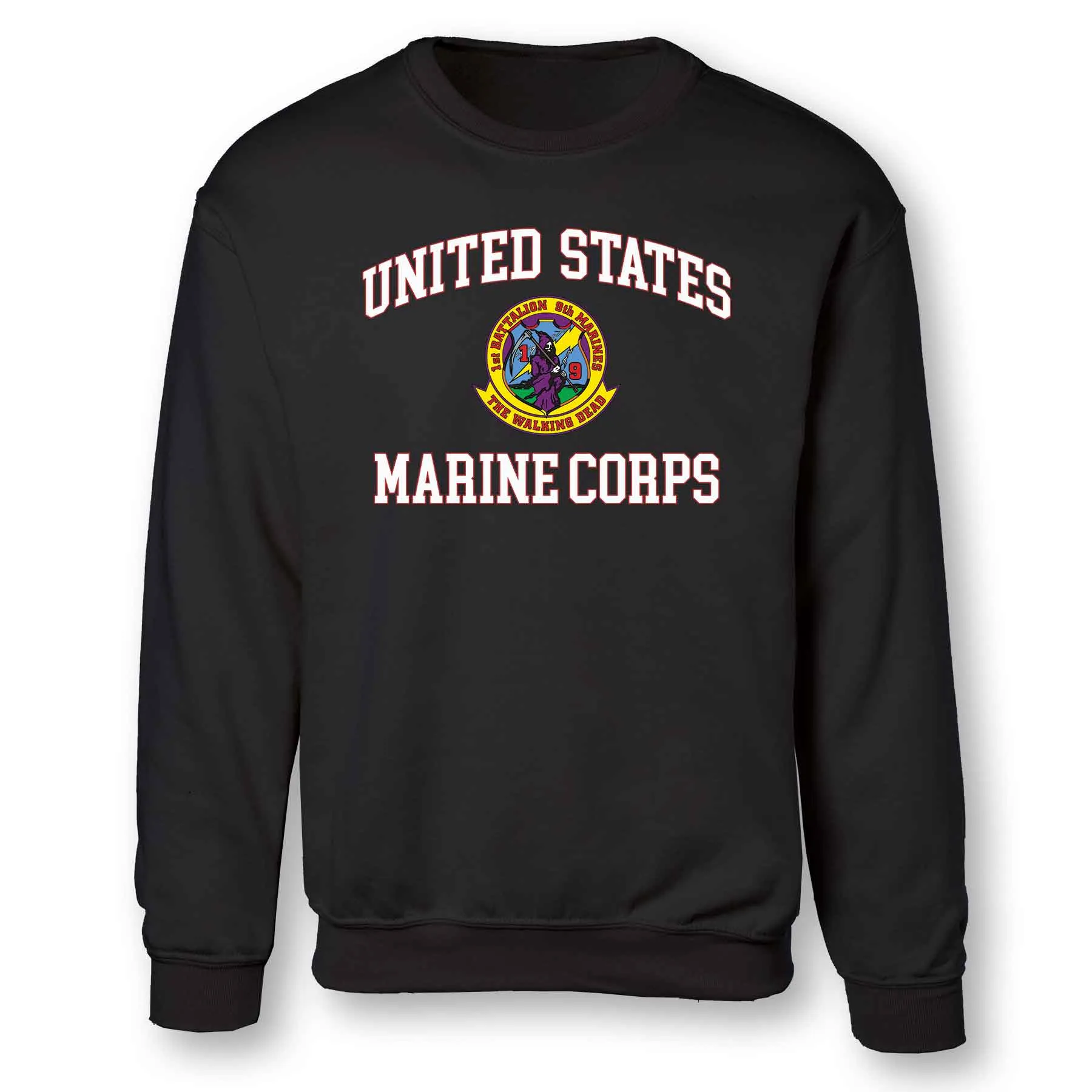 1st Battalion 9th Marines USMC Sweatshirt