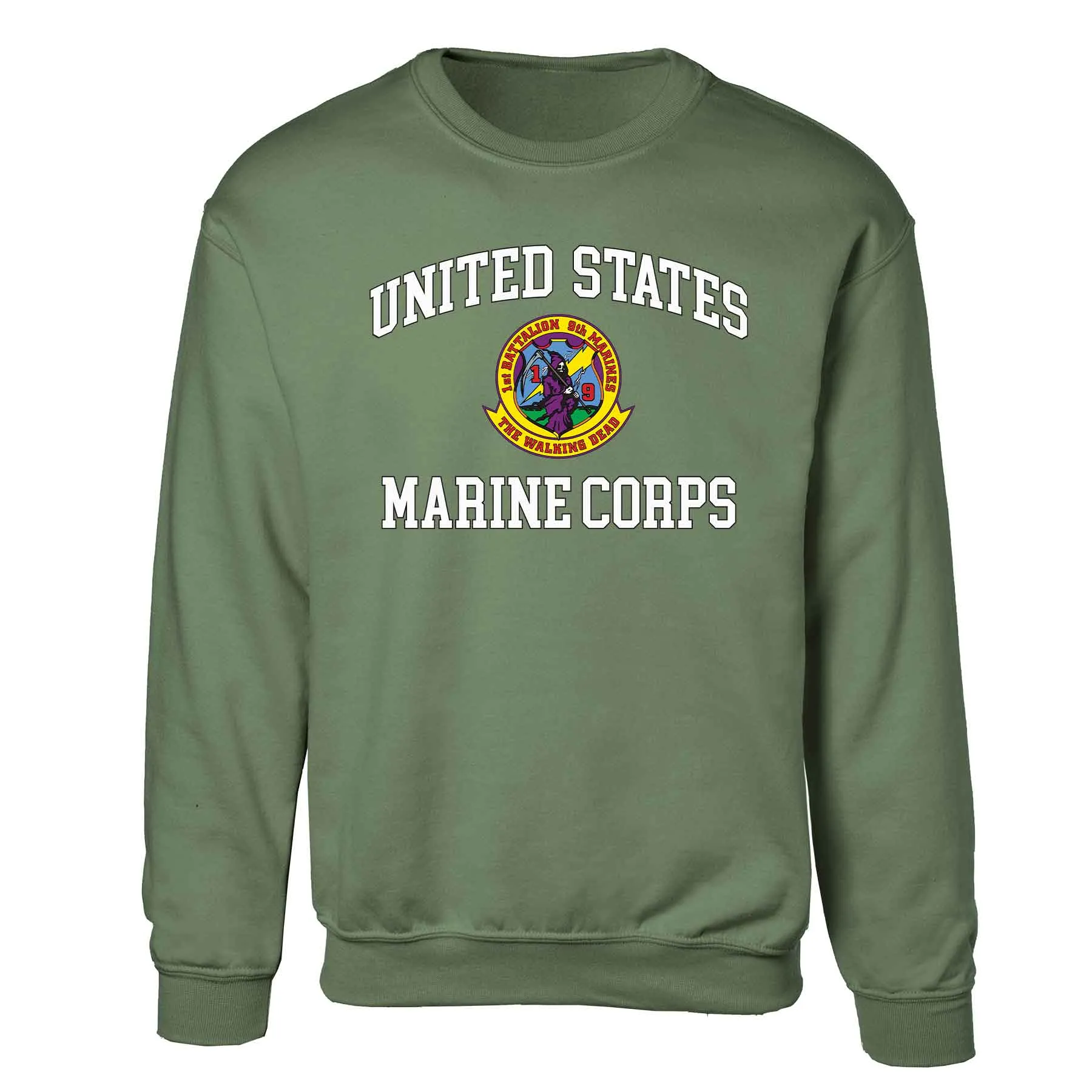 1st Battalion 9th Marines USMC Sweatshirt