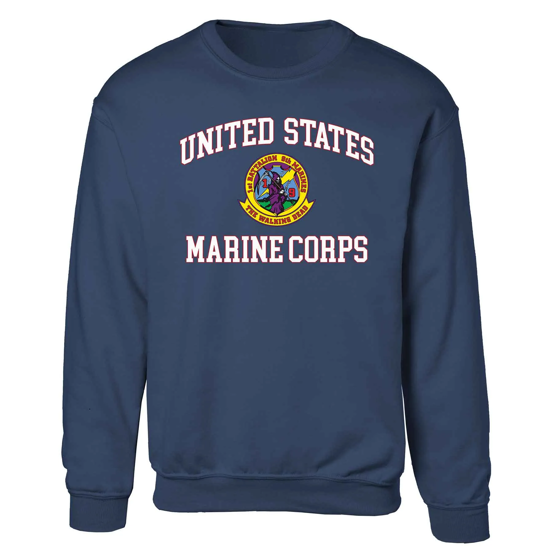 1st Battalion 9th Marines USMC Sweatshirt