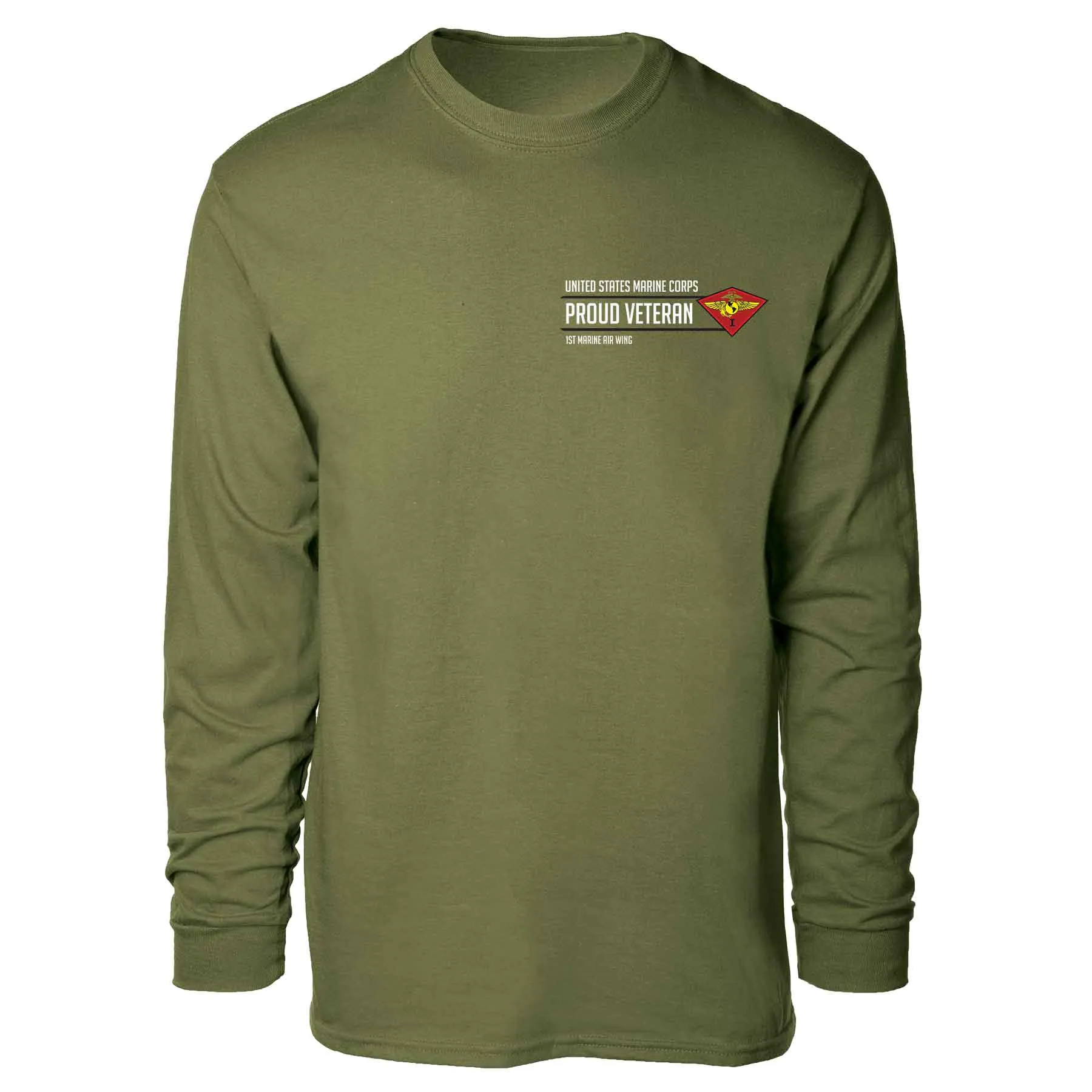 1st Marine Air Wing Proud Veteran Long Sleeve T-shirt