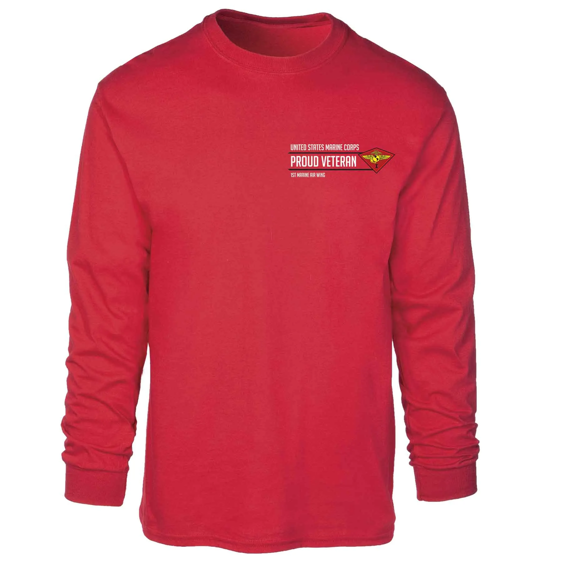 1st Marine Air Wing Proud Veteran Long Sleeve T-shirt