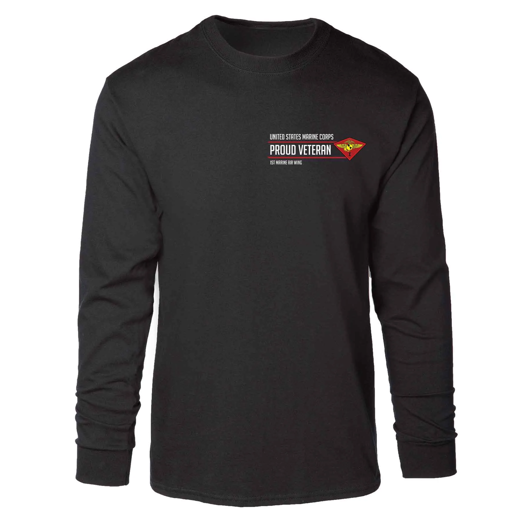 1st Marine Air Wing Proud Veteran Long Sleeve T-shirt