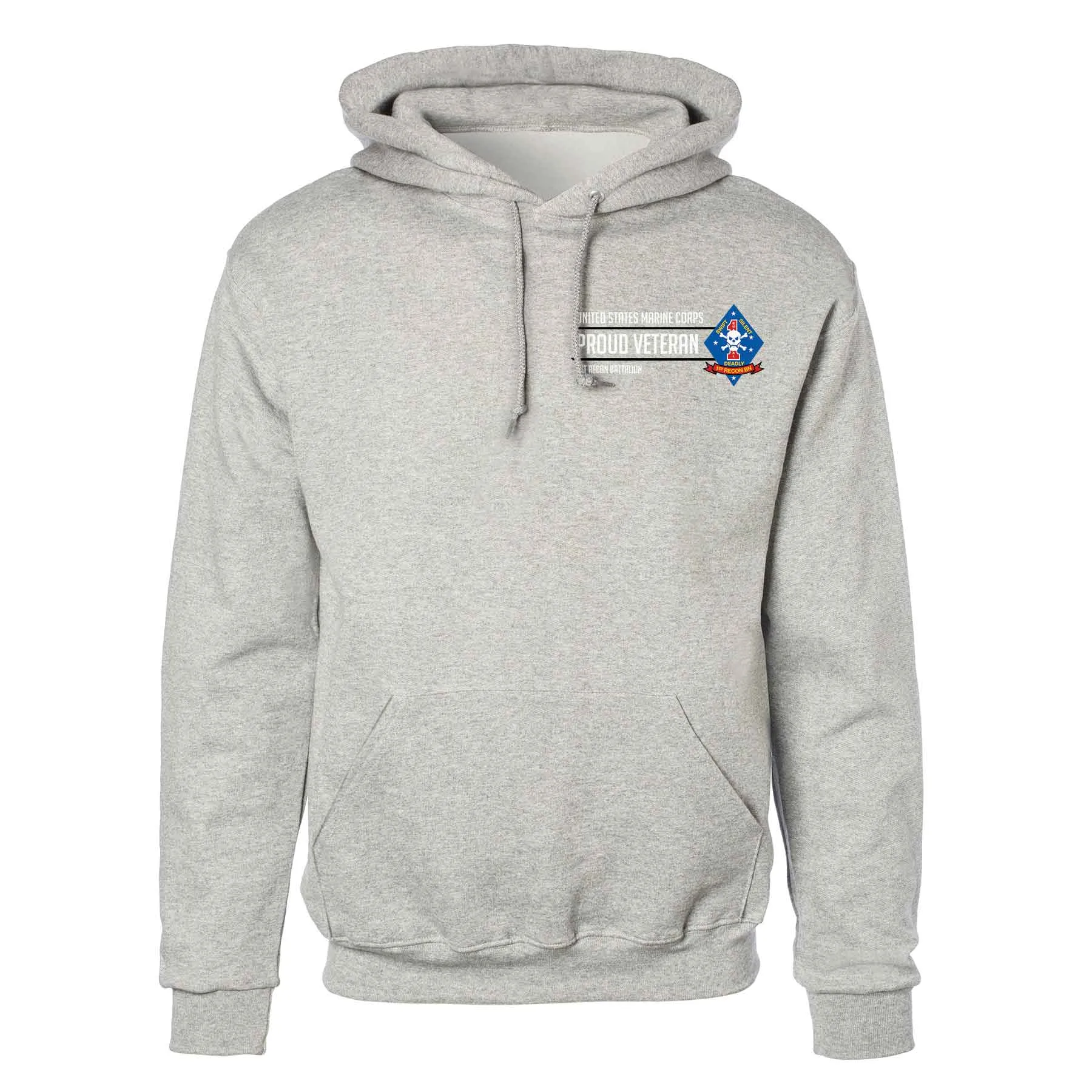 1st Recon Battalion Proud Veteran Hoodie