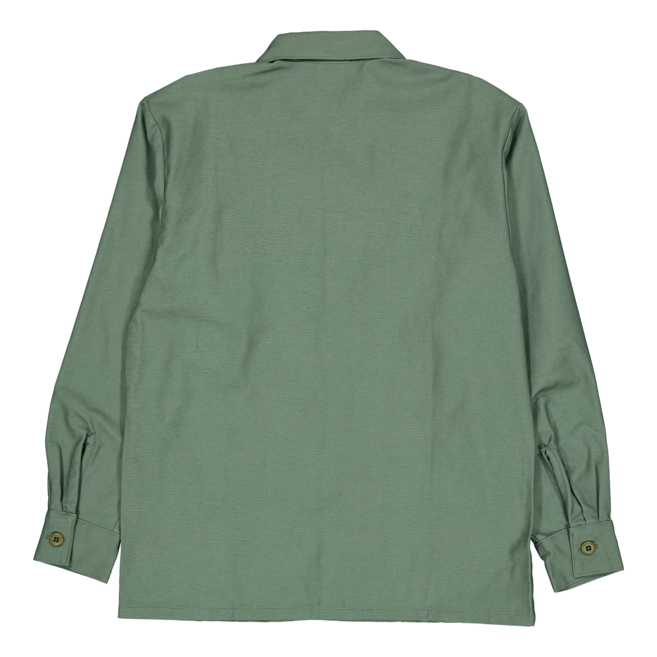 2 Pocket Shirt Olive Sateen