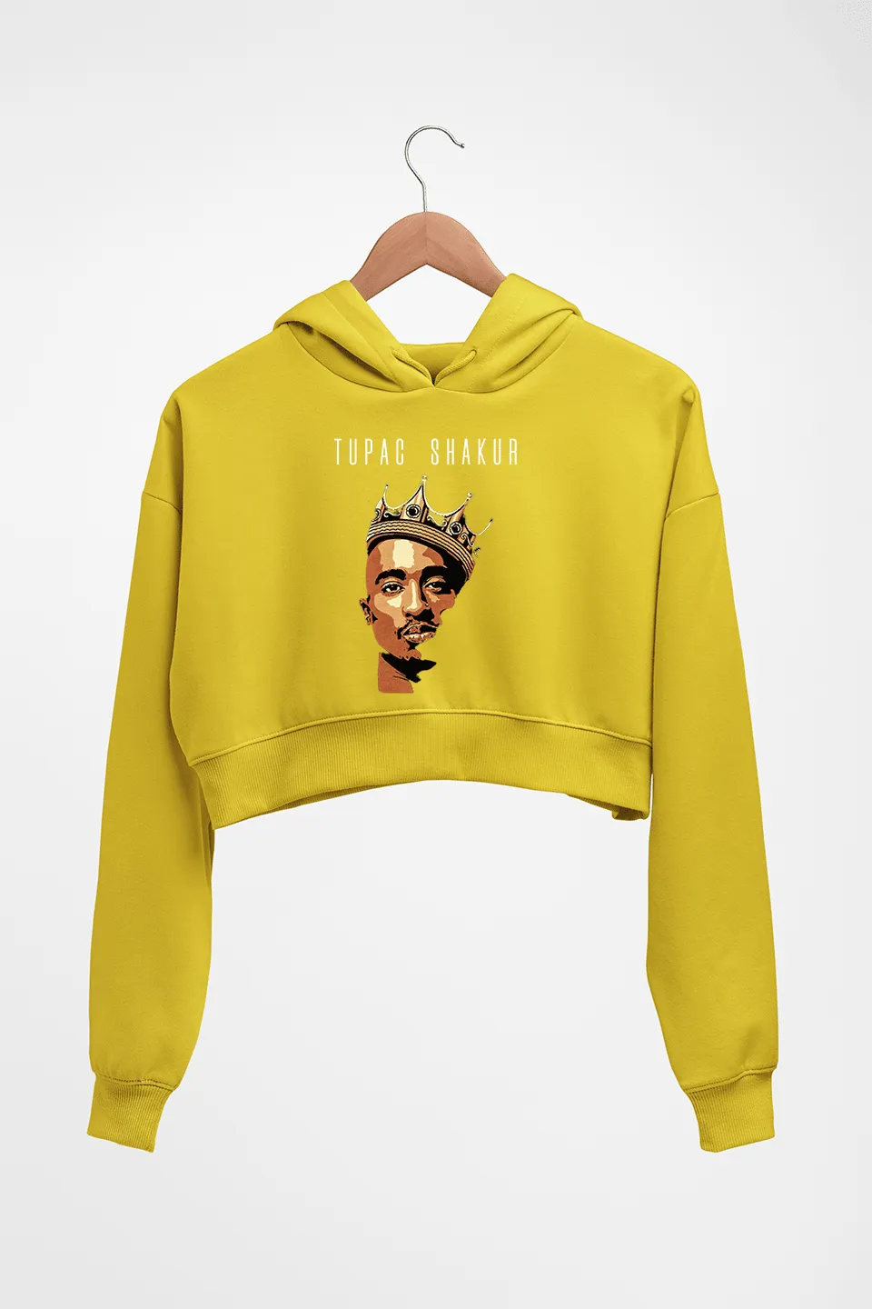 2Pac Tupac Crop HOODIE FOR WOMEN