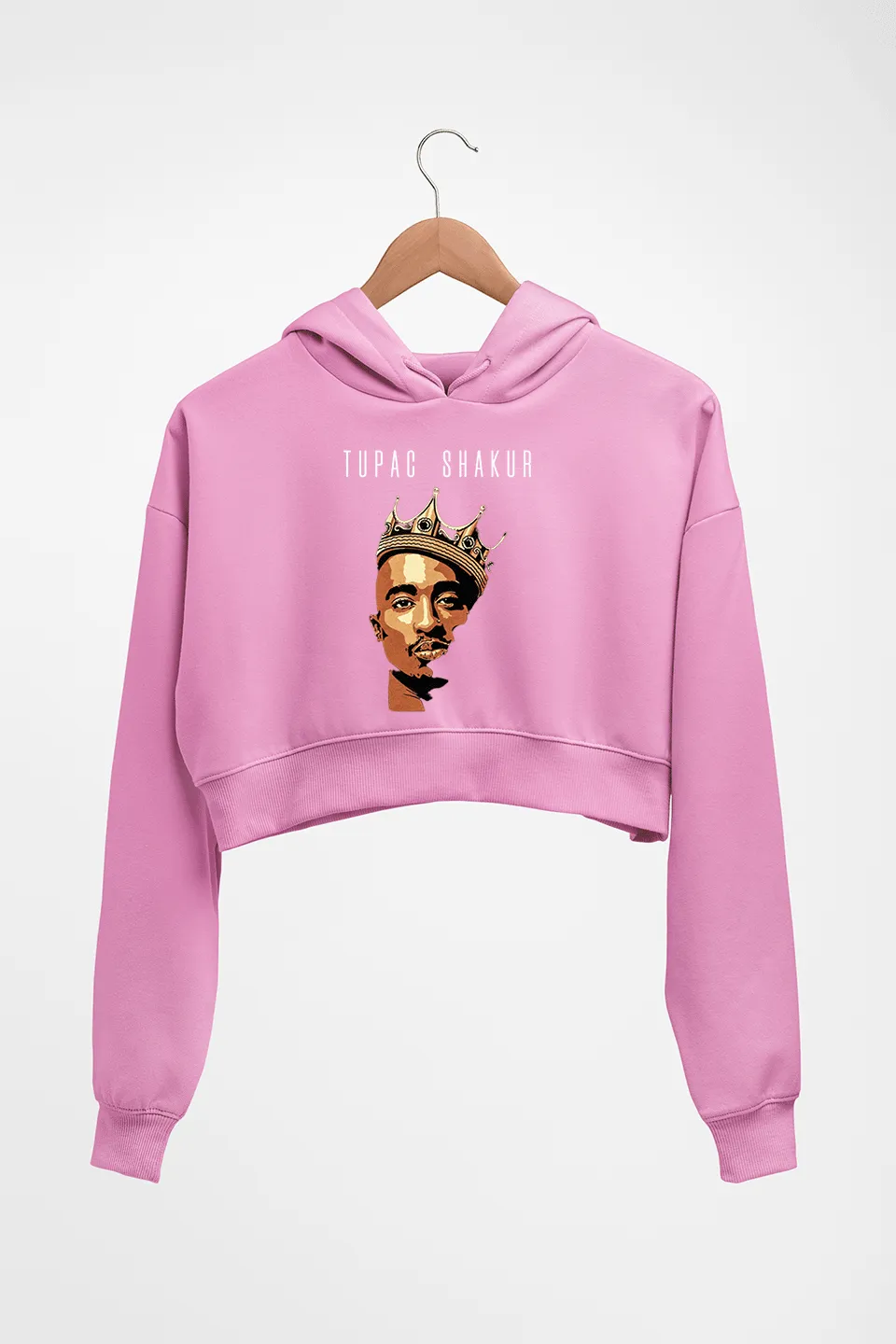 2Pac Tupac Crop HOODIE FOR WOMEN