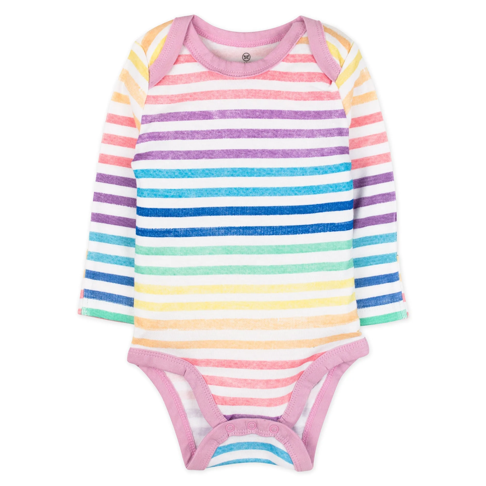 5-Pack Organic Cotton Long Sleeve Bodysuits