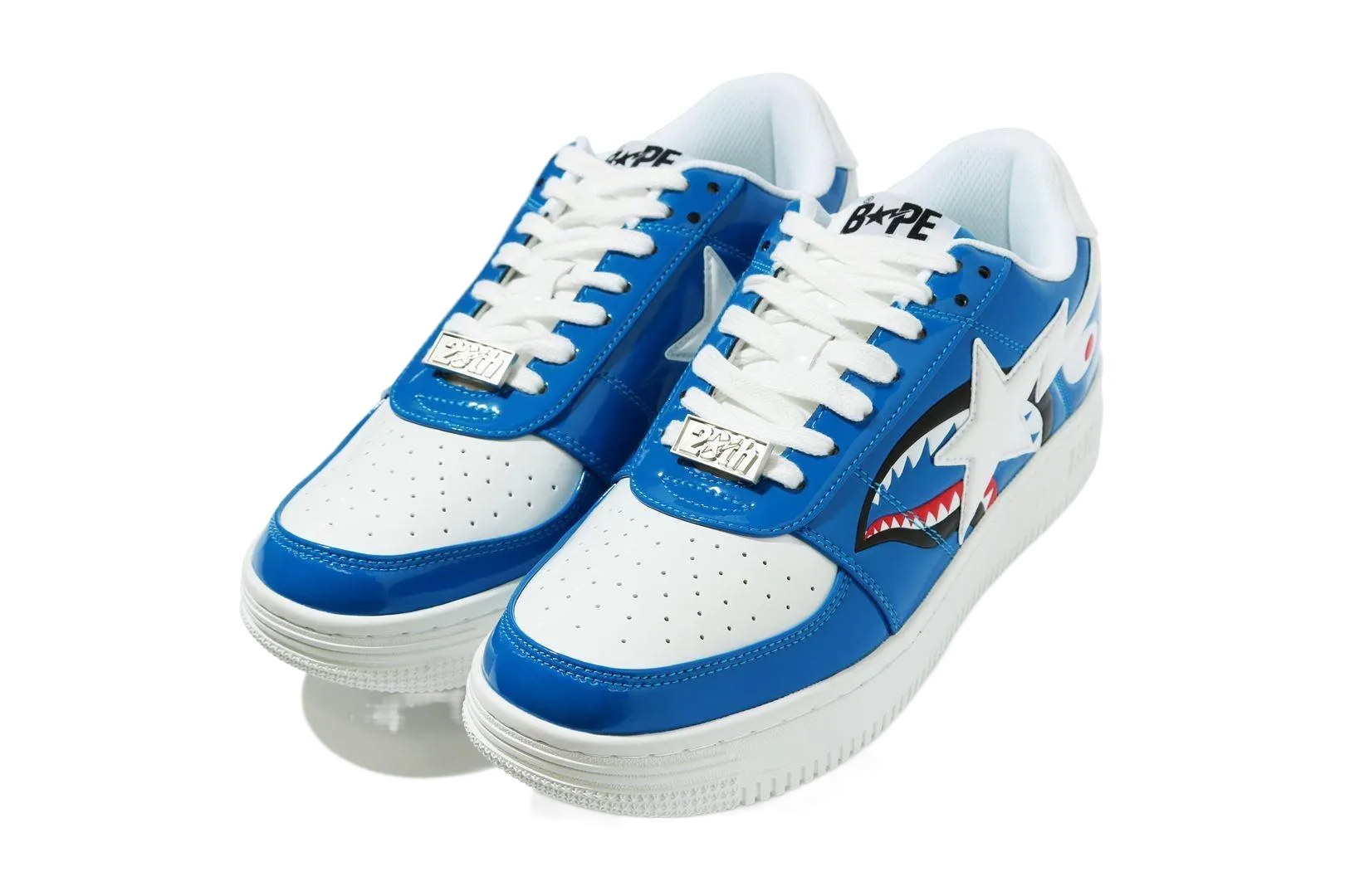 A Bathing Ape Bapesta Low 'Color Block Shark Blue'