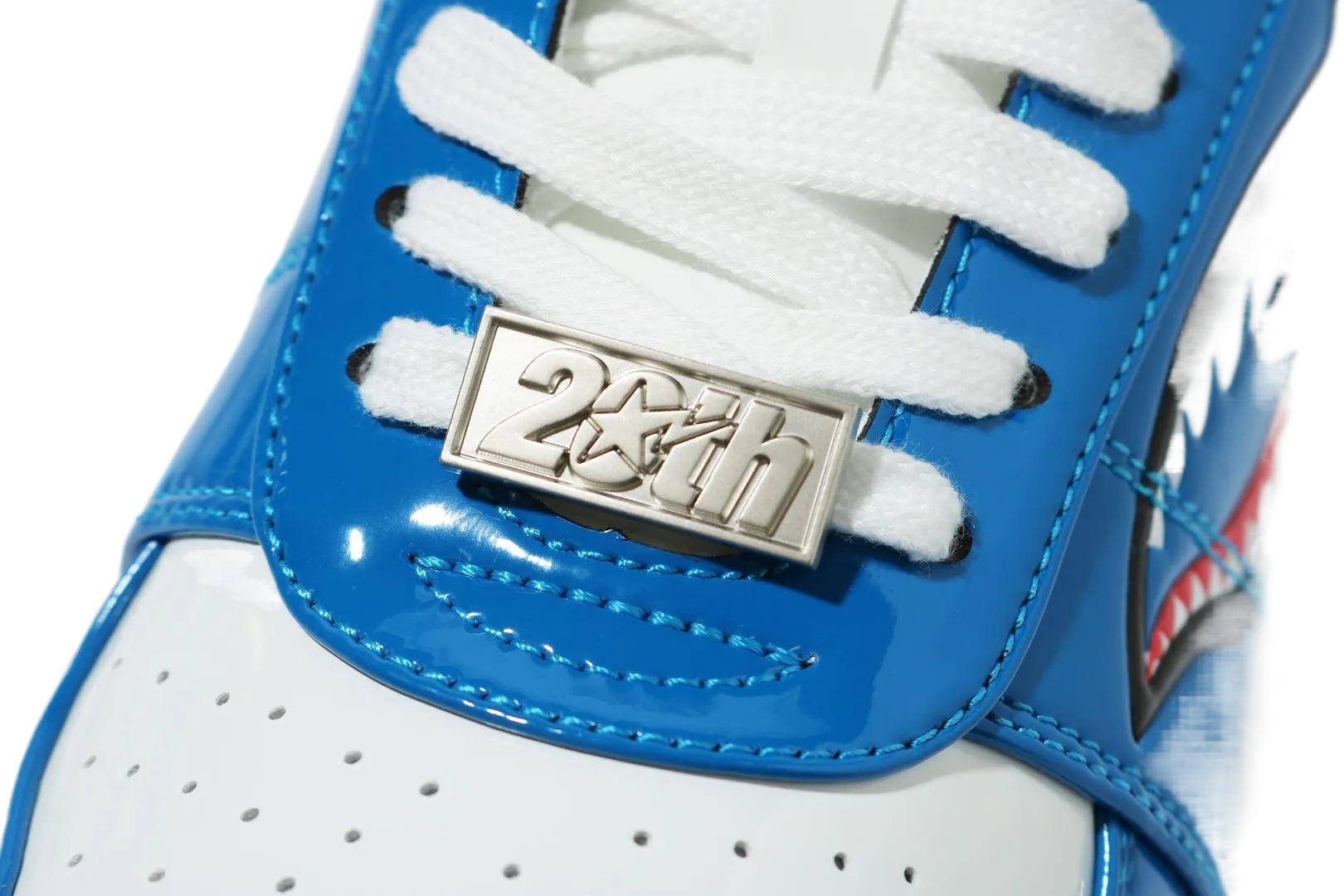 A Bathing Ape Bapesta Low 'Color Block Shark Blue'