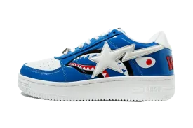 A Bathing Ape Bapesta Low 'Color Block Shark Blue'