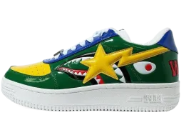 A Bathing Ape Bapesta Low M2 'Shark Face ‑ Green'