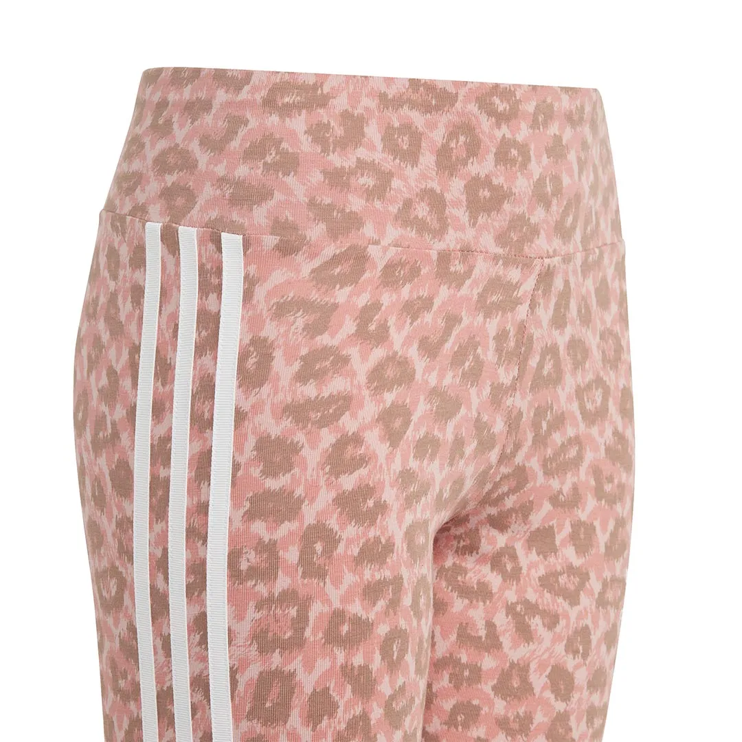 adidas - Girls' (Junior) Animal All Over Print High Waisted Leggings (IJ0757)