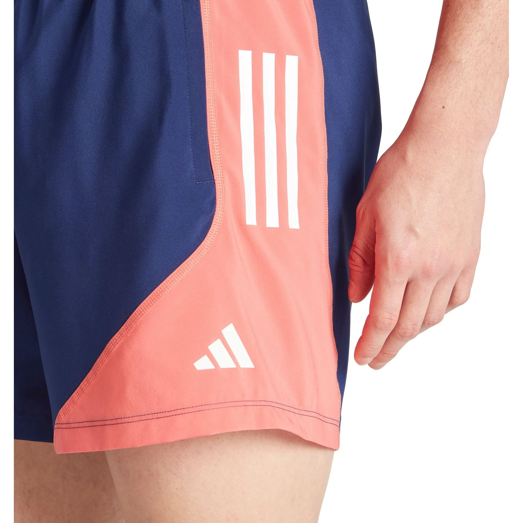 adidas Own The Run 5 Inch Mens Running Shorts - Blue