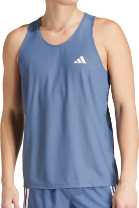 adidas Own The Run Mens Running Vest - Blue