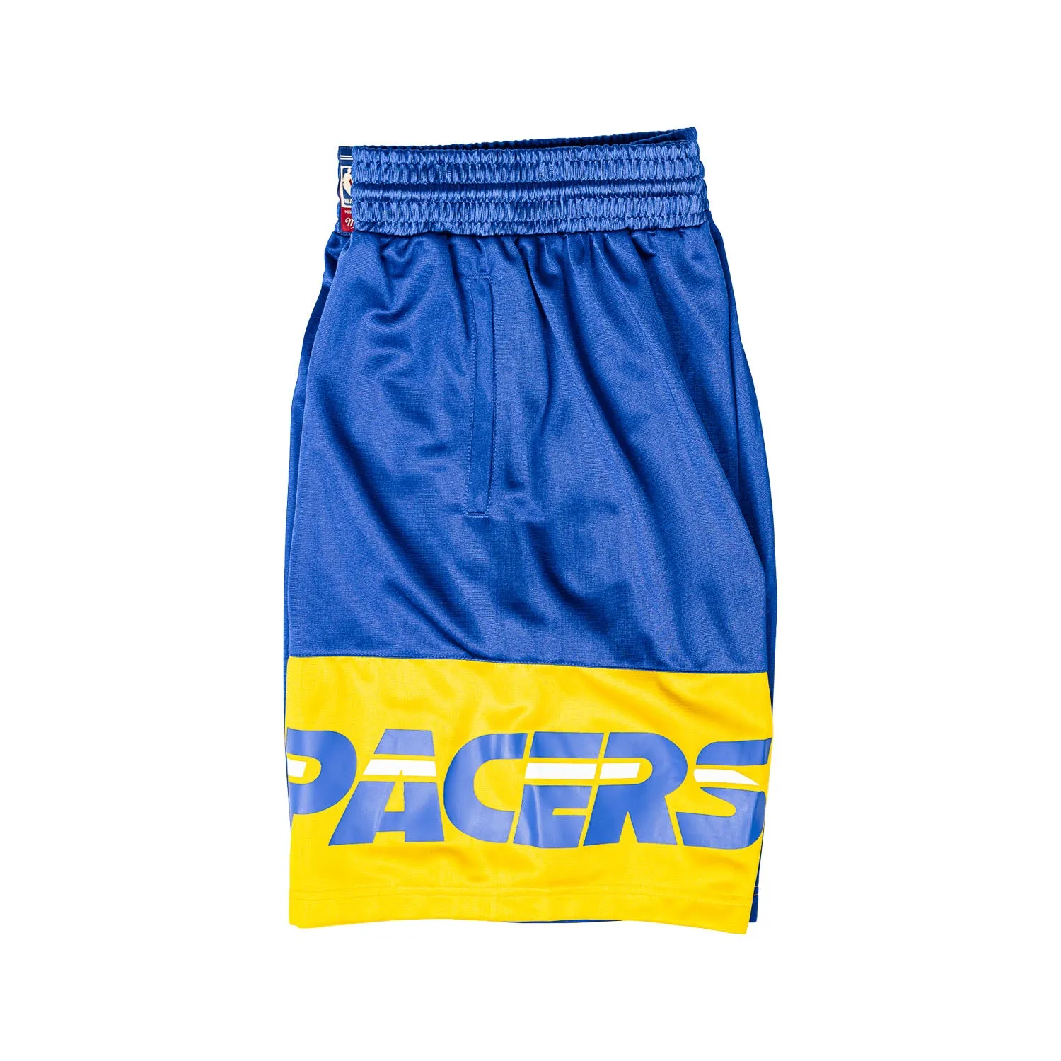 Adult Indiana Pacers Heritage Hardwood Classics Short in Royal by Mitchell and Ness