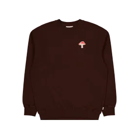 Agaric Mush Sweatshirt Deep Brown