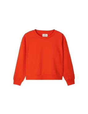 Airy Sweat Denver Sweatshirt, Cherry Tomato