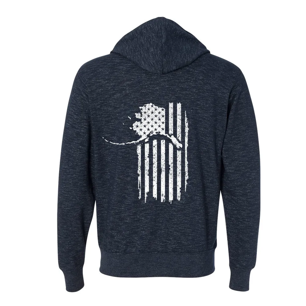 Alaskan Patriot Zip-Up Hoodie