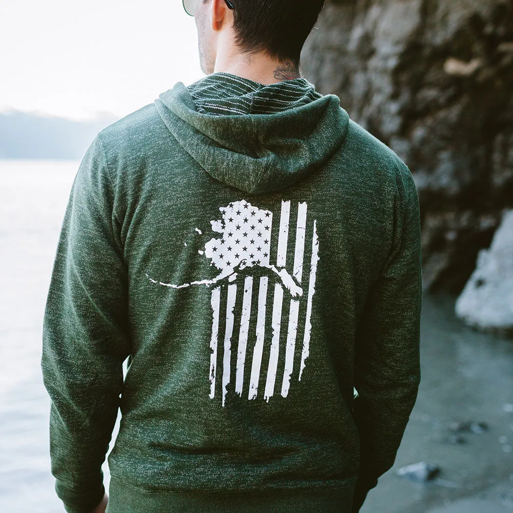 Alaskan Patriot Zip-Up Hoodie