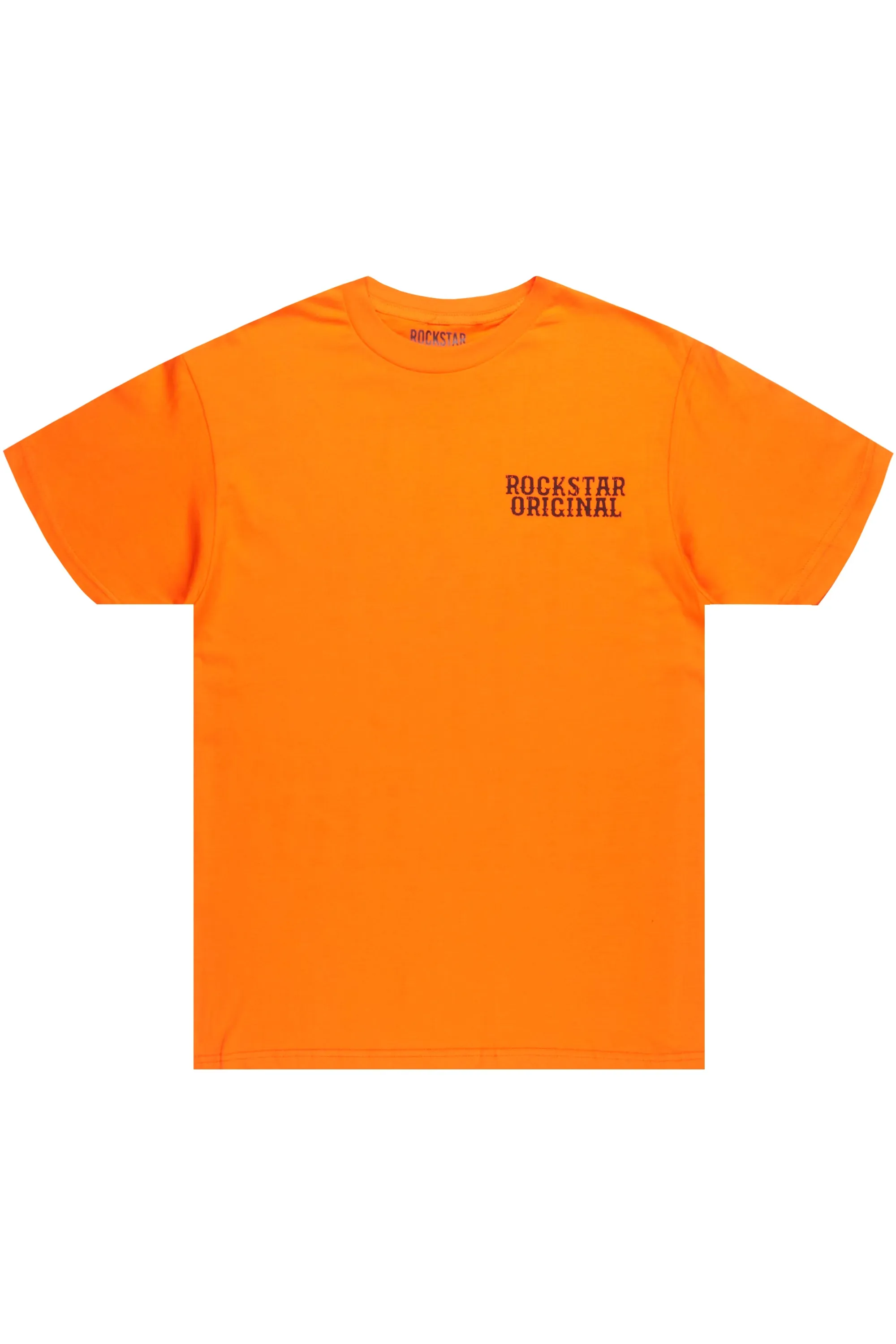 Alayna Orange Oversized Tee