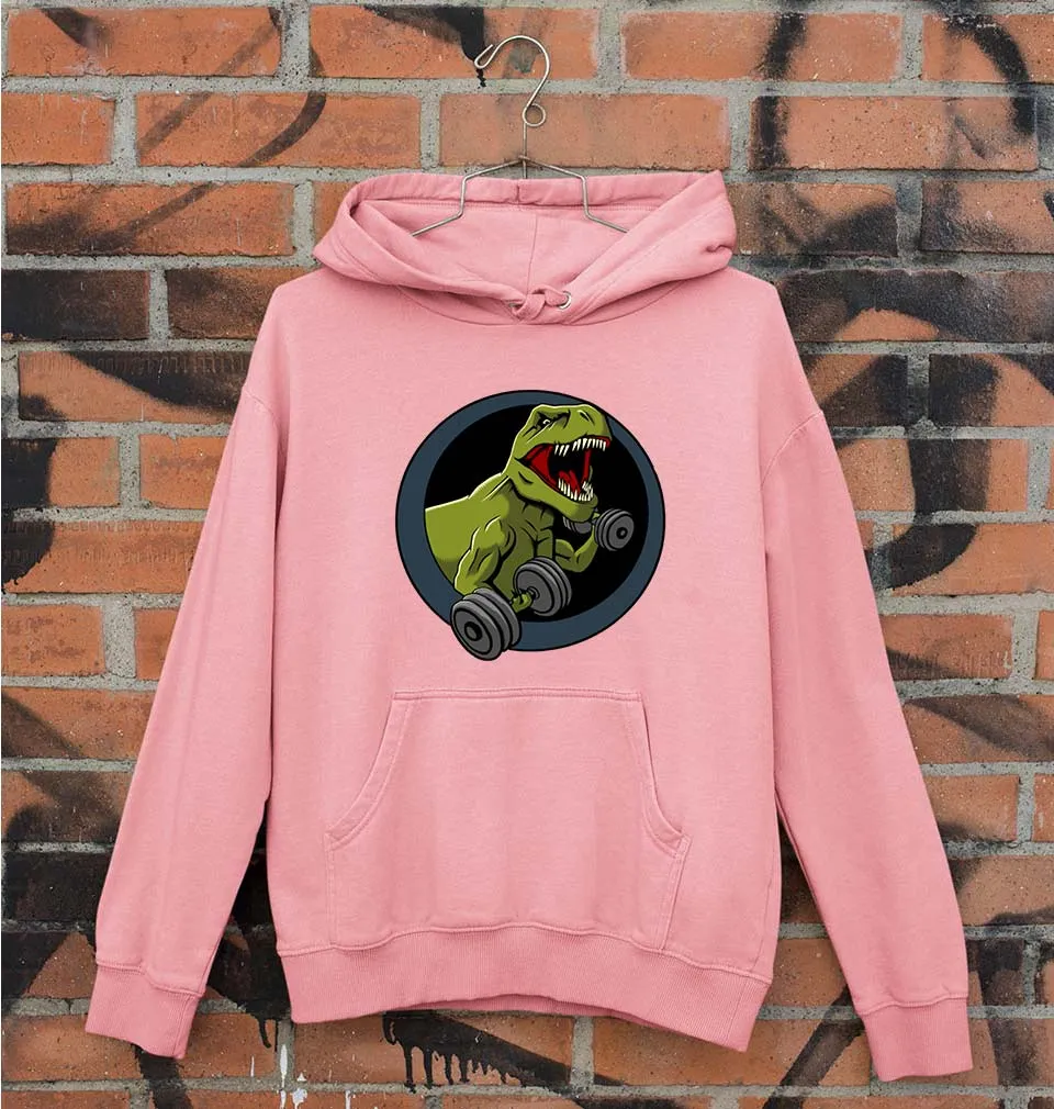 Angry T-Rex Gym Unisex Hoodie for Men/Women