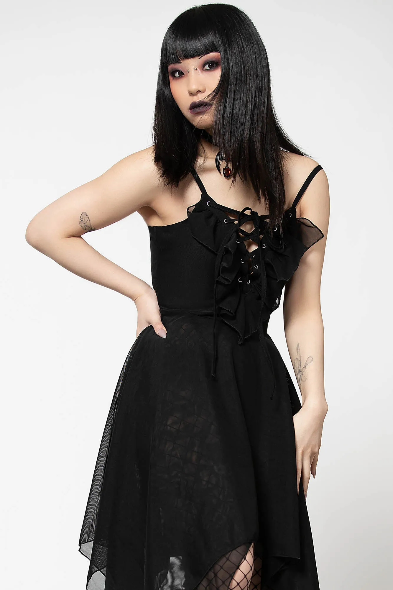 Anshee Lace-Up Dress