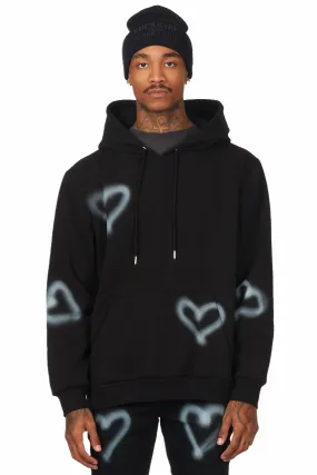 Apollo Black Graphic Hoodie