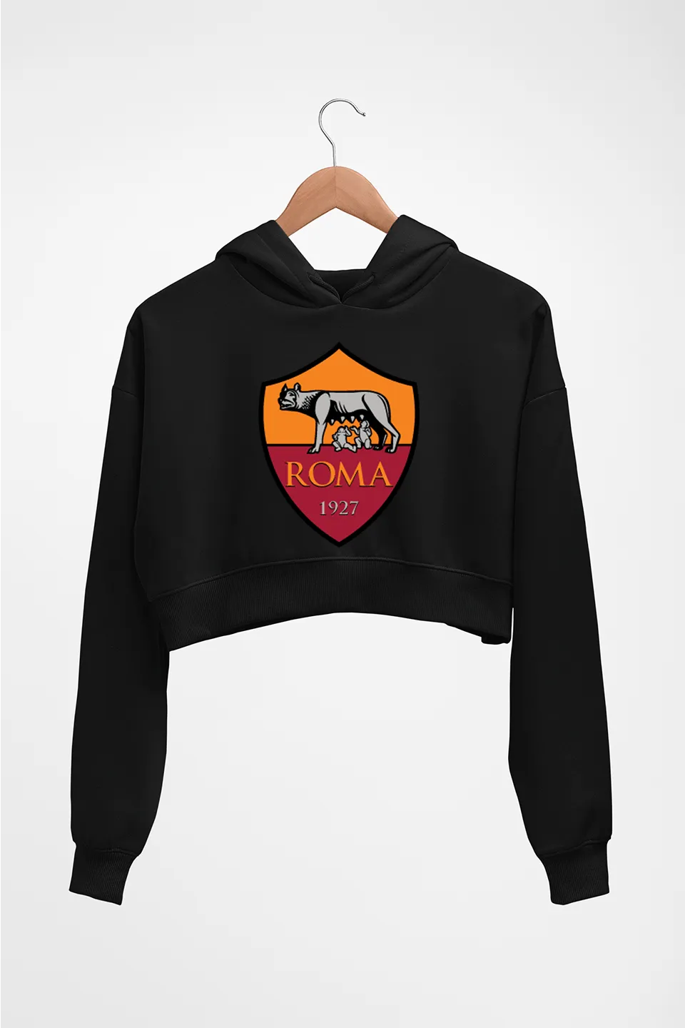 A.S. Roma Crop HOODIE FOR WOMEN