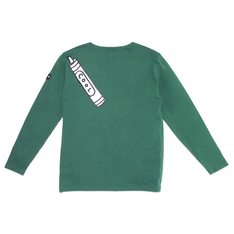 Band of Boys - Long Sleeve Tee Cool Crayon - Green