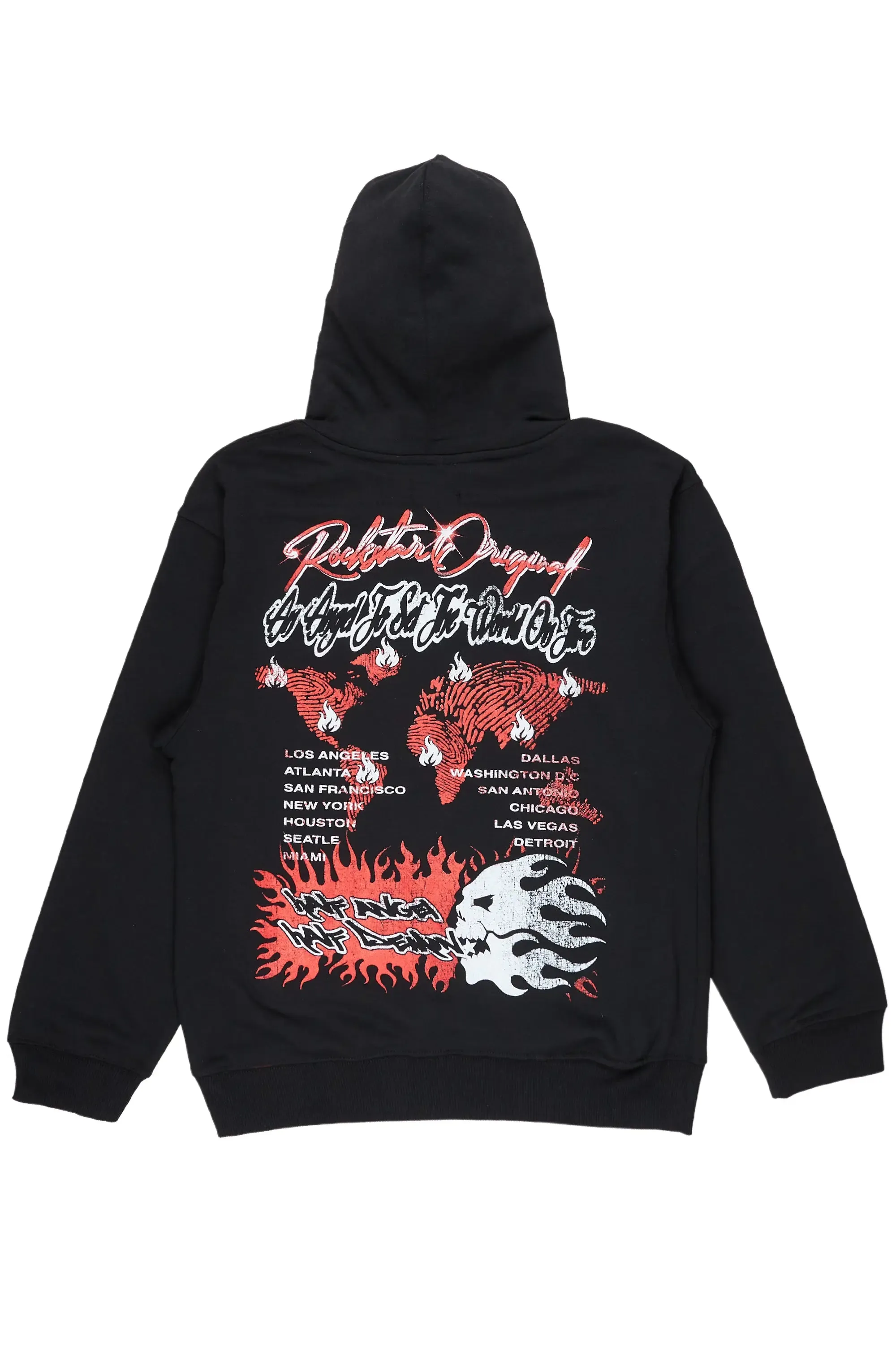 Battery Black Graphic Hoodie