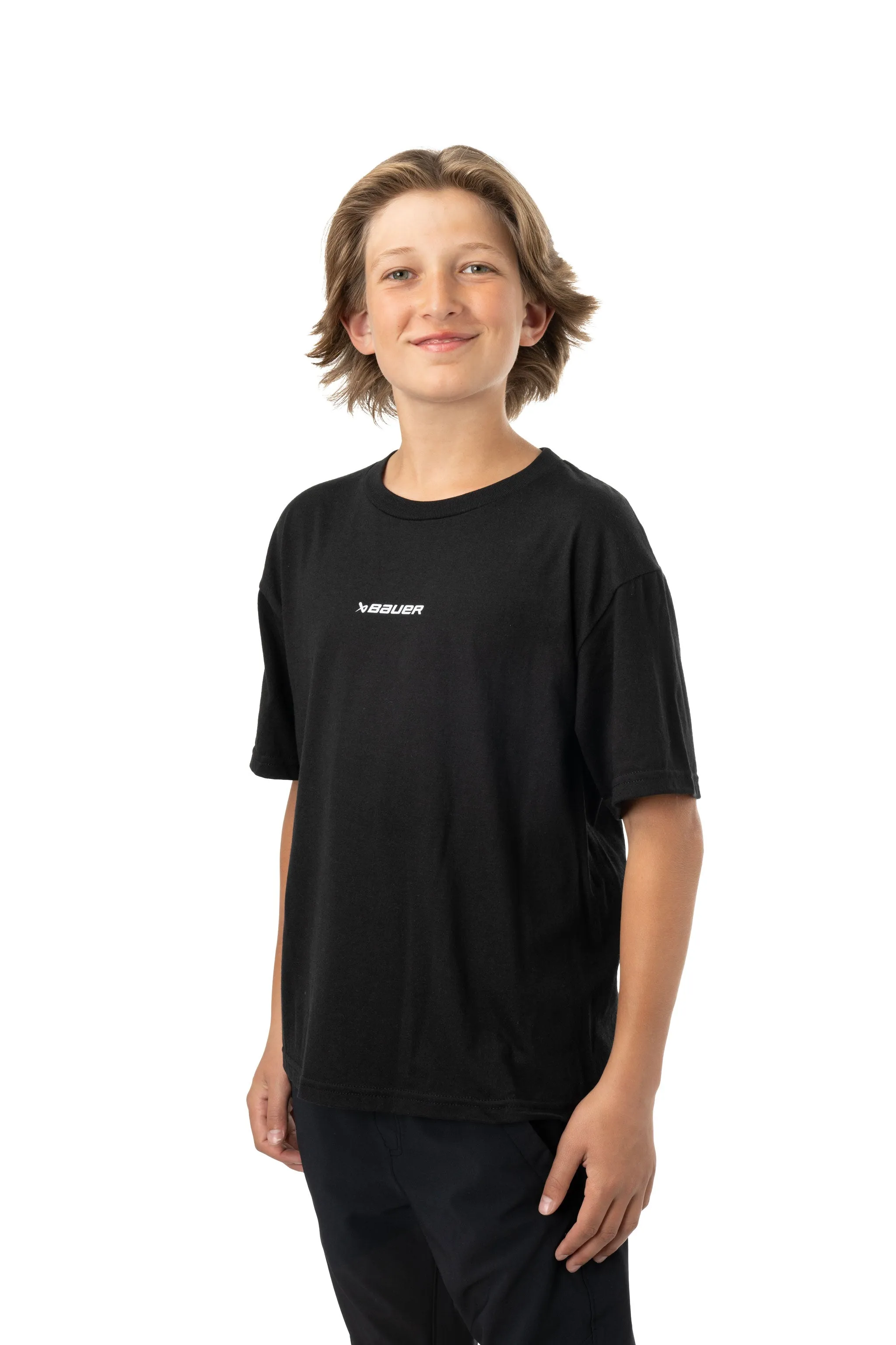 Bauer Core Youth Shortsleeve Shirt - Black