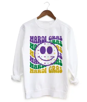 Bella, Gildan, or Comfort Colors Mardi Gras Unisex Sweatshirt / Youth and Adult Sizes / Mardi Gras / Mommy and Me/ Gift For Her