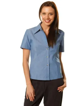 BENCHMARK Ladies Chambray Short Sleeve BS05