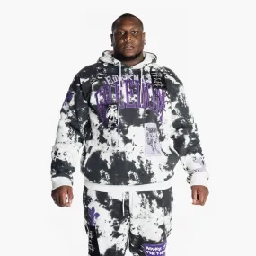 Big and Tall Tie-Dye Fashion Hoodie - Cloud Black