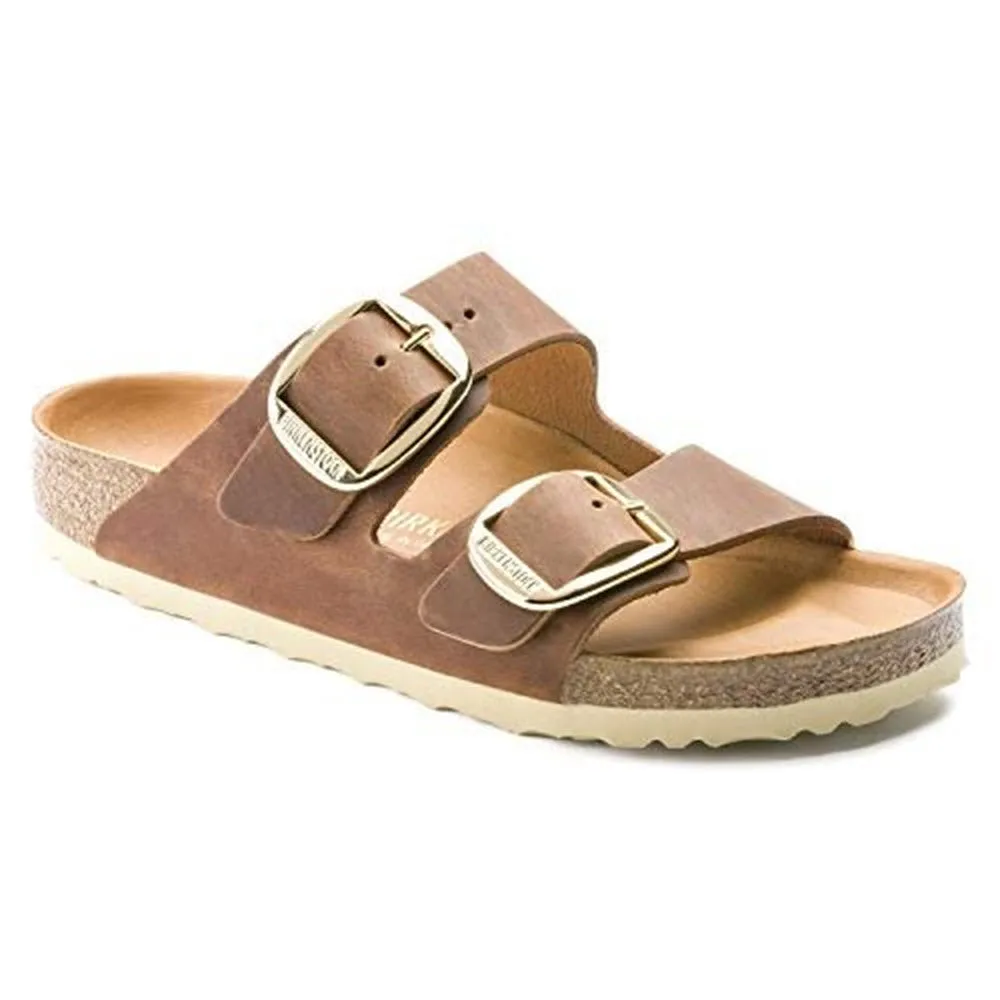 BIRKENSTOCK ARIZONA BIG BUCKLE COGNAC OILED - WOMENS