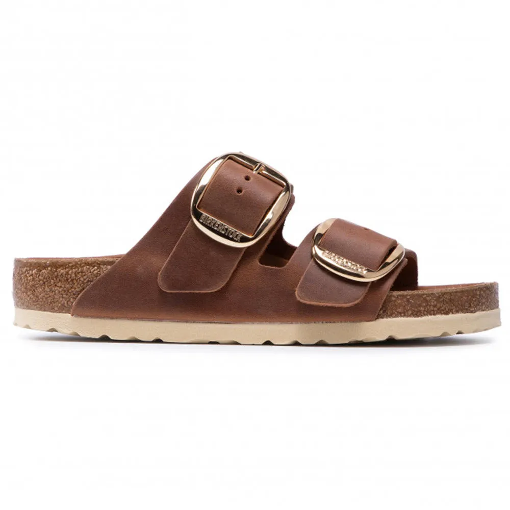 BIRKENSTOCK ARIZONA BIG BUCKLE COGNAC OILED - WOMENS