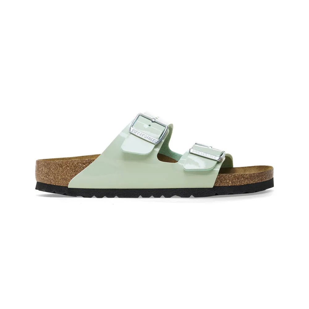 BIRKENSTOCK ARIZONA PATENT SURF GREEN - WOMENS