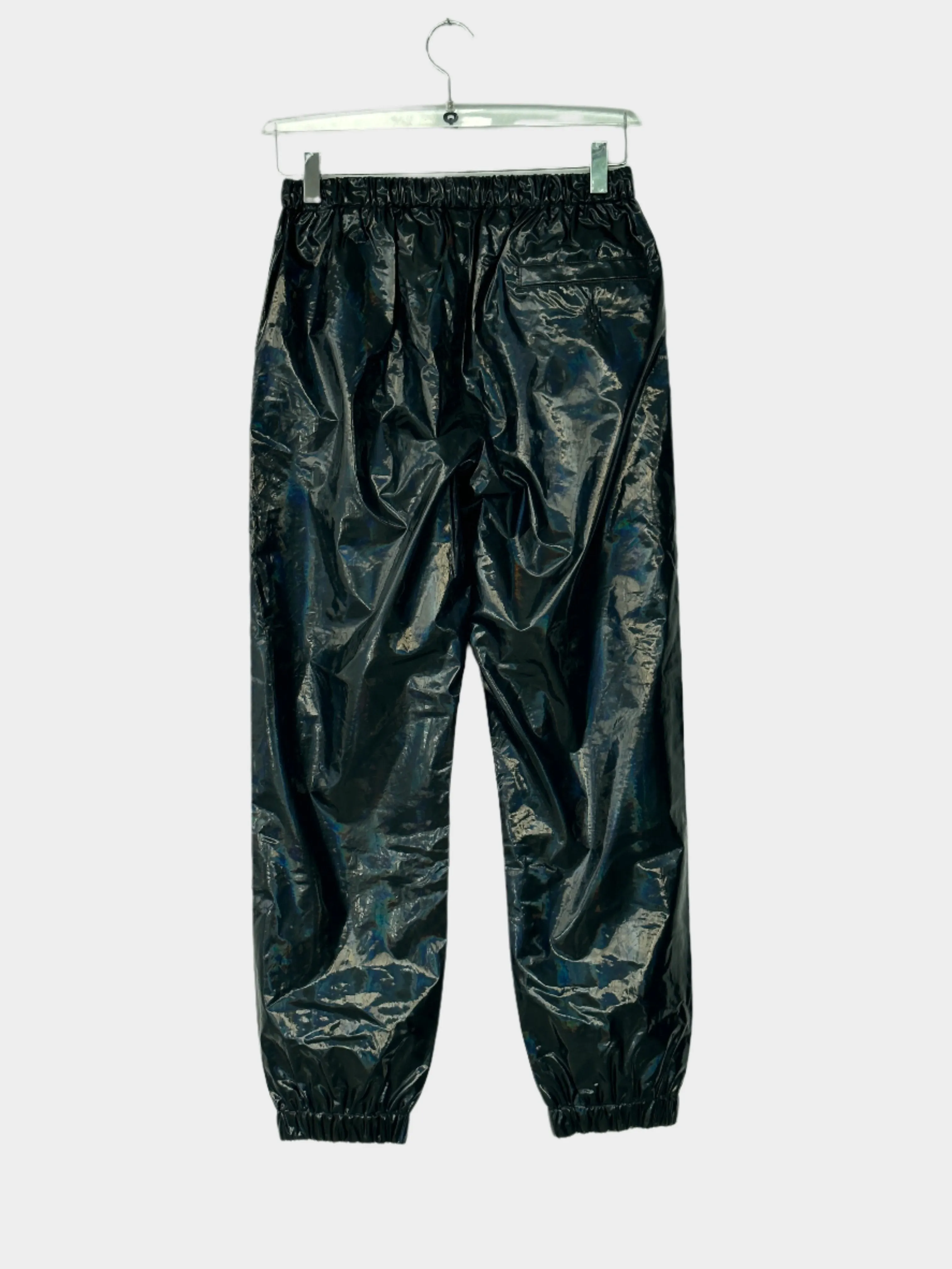 Black Holographic Sweatpants