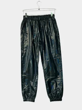 Black Holographic Sweatpants