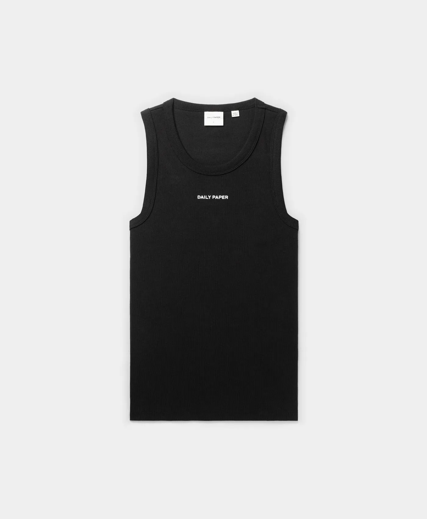 Black Logotype Tank Top